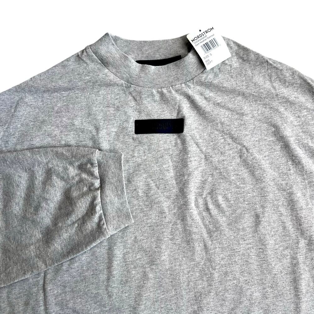 Fear of God Essentials Oversized Tee Small Oatmeal Boxy Streetwear